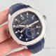 Replica Swiss Patek Philippe Travel Time Watch SS Blue Rubber Strap (2)_th.jpg